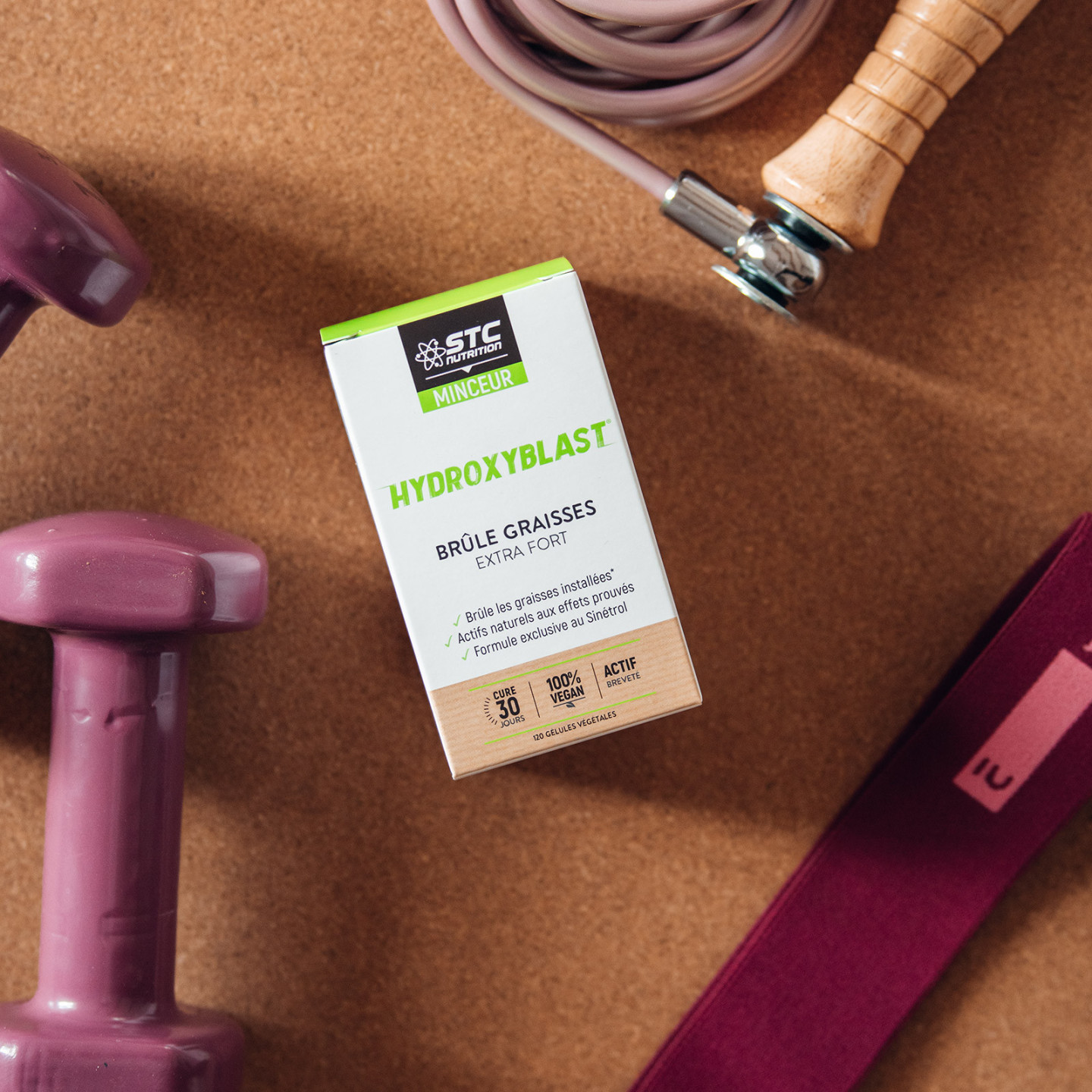 Hydroxyblast: Brûle-graisses et coupe-faim - 120 gélules - Vegan