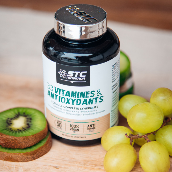 33 Vitamines & Antioxydants STC Nutrition - 90 gélules - Vegan