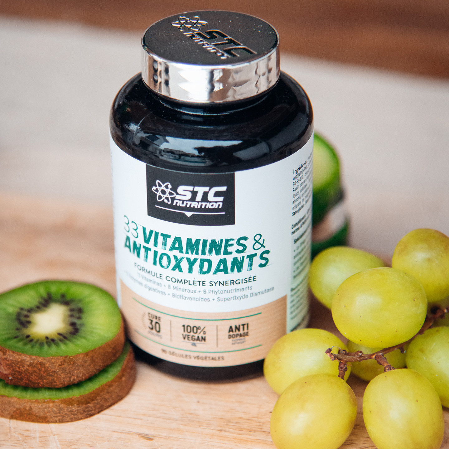 33 Vitamines & Antioxydants STC Nutrition - 90 gélules - Vegan
