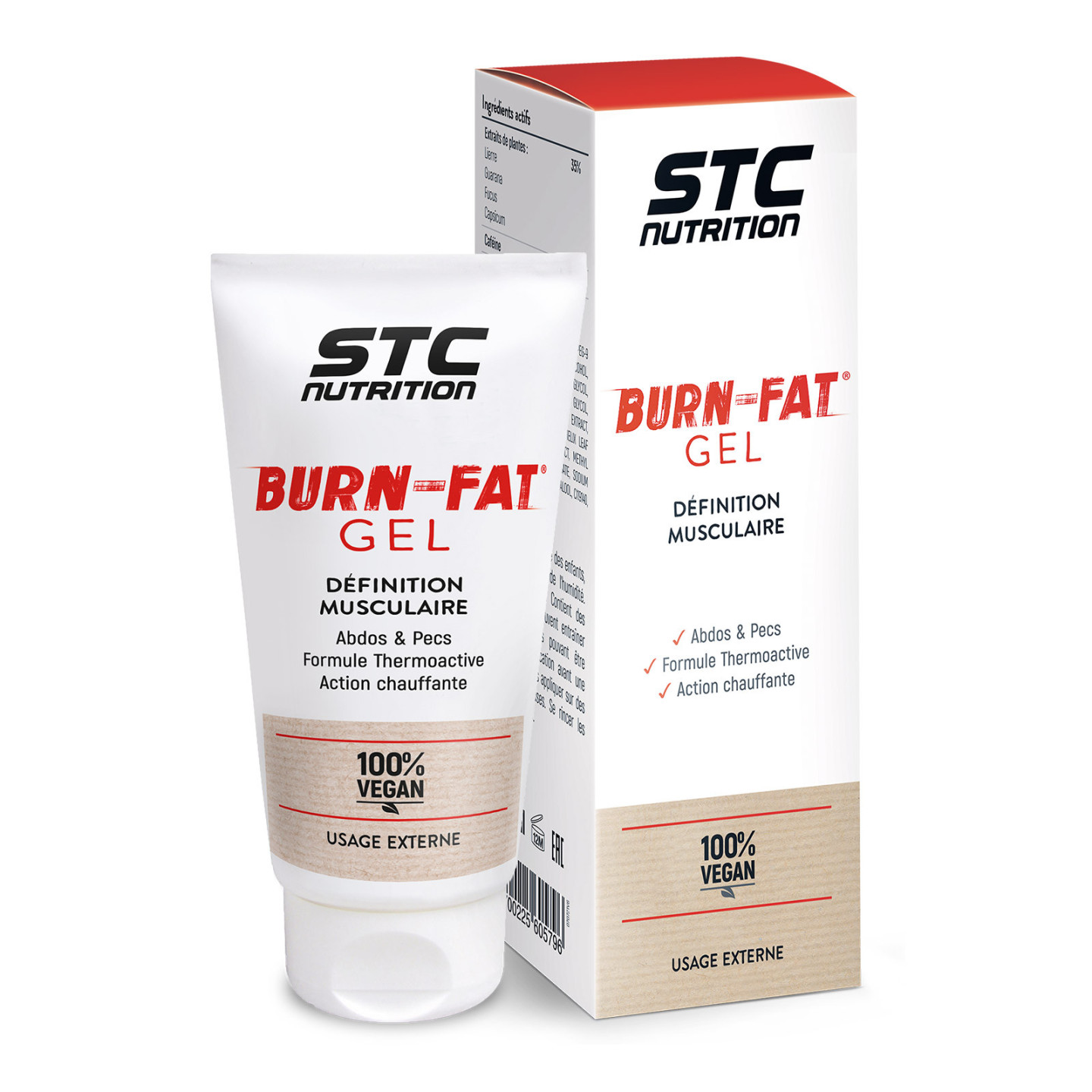 Burn Fat® Gel STC Nutrition : Séchage + définition musculaire - 125ml