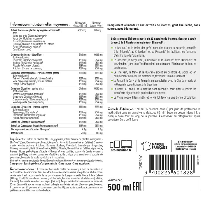 Cure Minceur Totale - Goût Thé Pêche