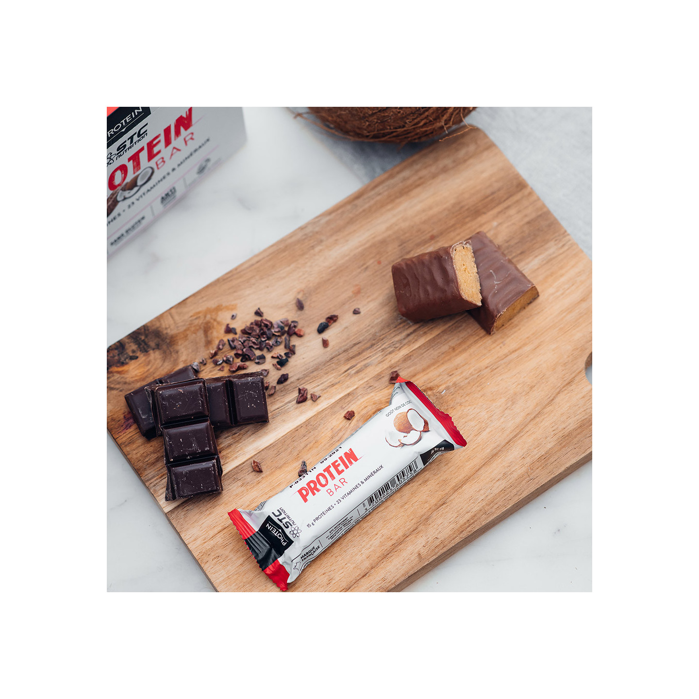 PROTEIN BAR STC Nutrition:  Facilite le contrôle du poids - 5 barres