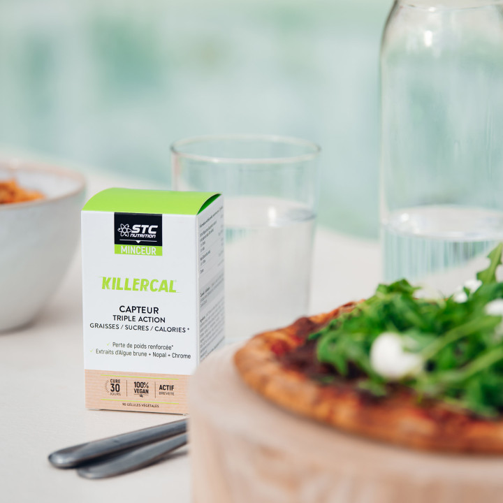 Killercal STC Nutrition: Perte de poids - 90 gélules - Vegan - Breveté