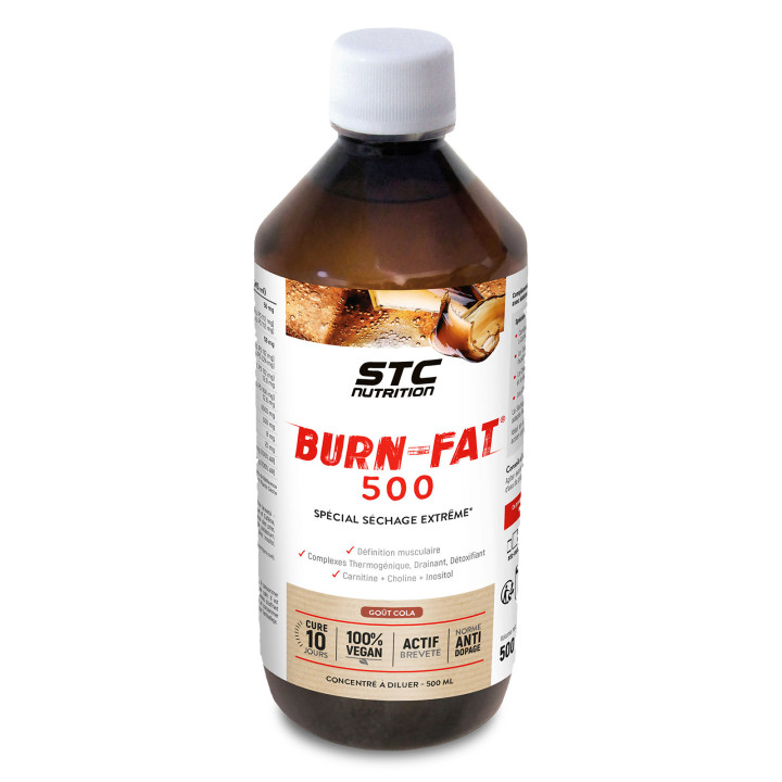 Burn-Fat 500 STC Nutrition: Boisson Brûle-graisses extrême - 500ml