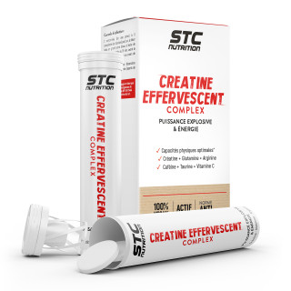Créatine effervescente STC Nutrition: Puissance musculaire - 30 comprimés Créatine effervescente STC Nutrition: Puissance musculaire - 30 comprimés