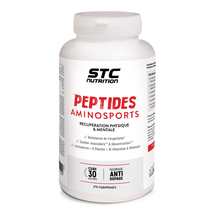 Peptides Aminosports STC Nutrition: Récupération physique et mentale