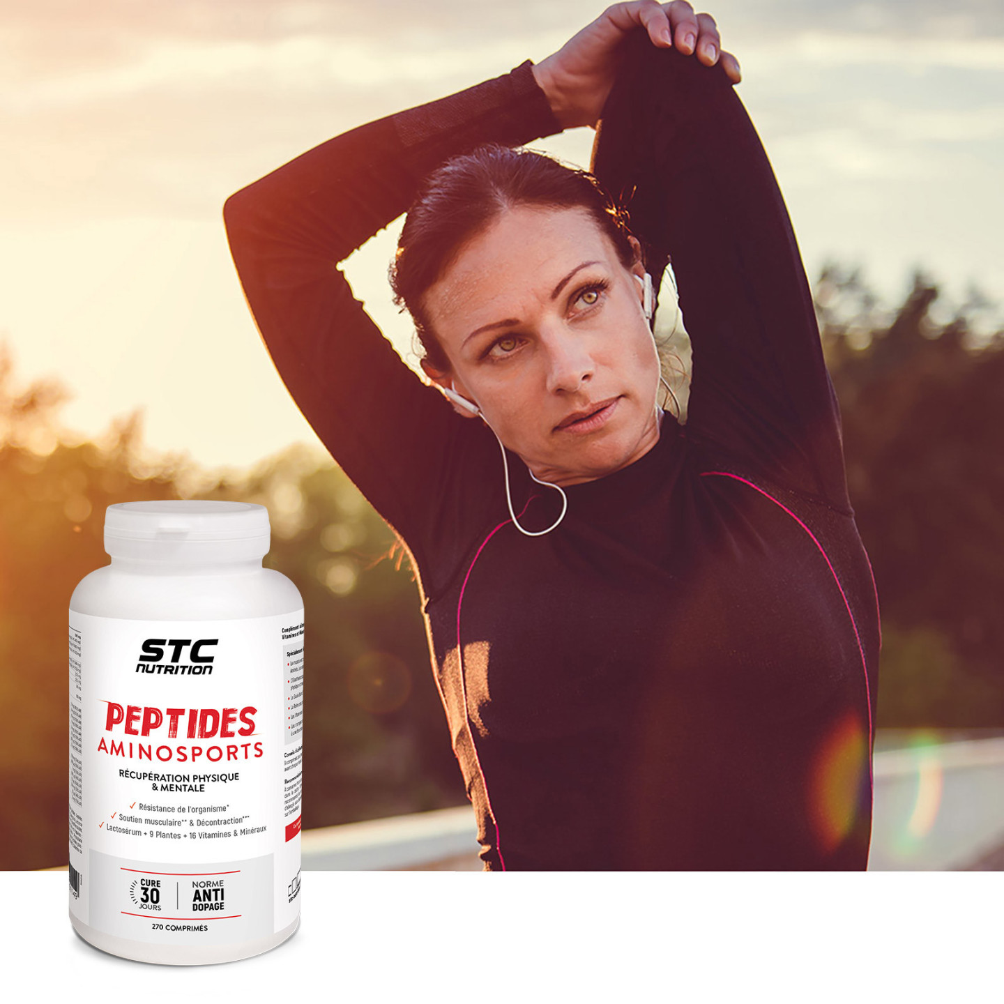 Peptides Aminosports STC Nutrition: Récupération physique et mentale