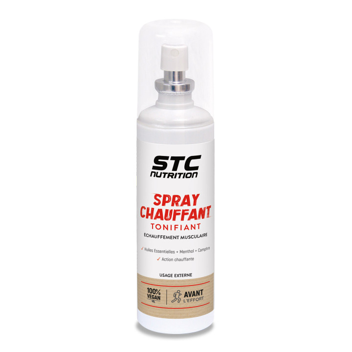 Spray Chauffant tonifiant STC Nutrition: Echauffement musculaire