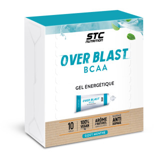 OVER BLAST® BCAA STC Nutrition: Gel énergétique - Etui 10 gels de 25g