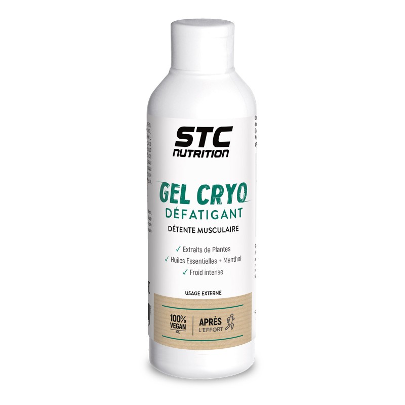 Gel Cryo Defatigant STC Nutrition: Apaise muscles et articulations Gel Cryo Defatigant STC Nutrition: Apaise muscles et articulations
