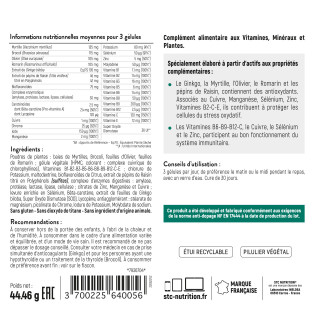 33 Vitamines & Antioxydants STC Nutrition - 90 gélules - Vegan