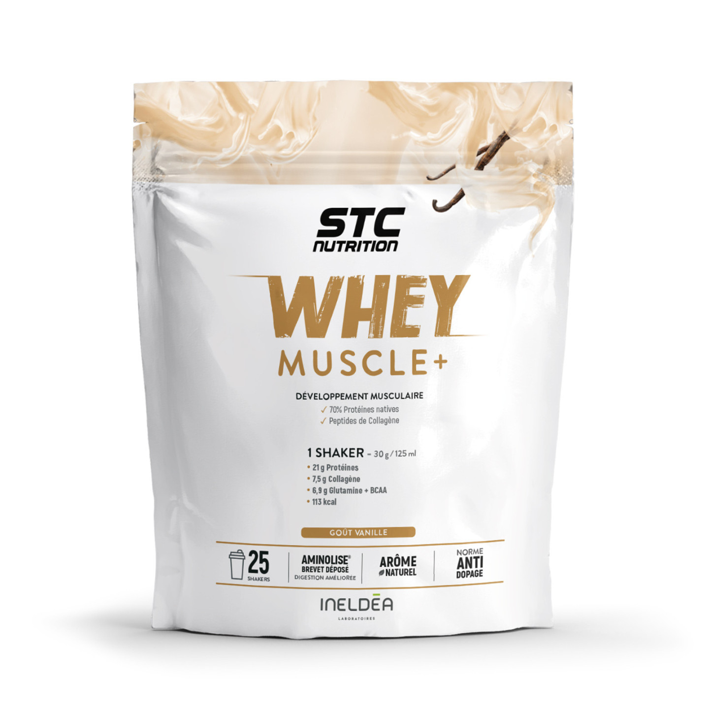 Whey Muscle - Vanille - Sportfood center