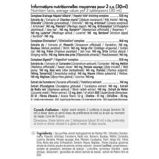 Natural Detox STC Nutrition: Elimination des toxines - Boisson 500ml