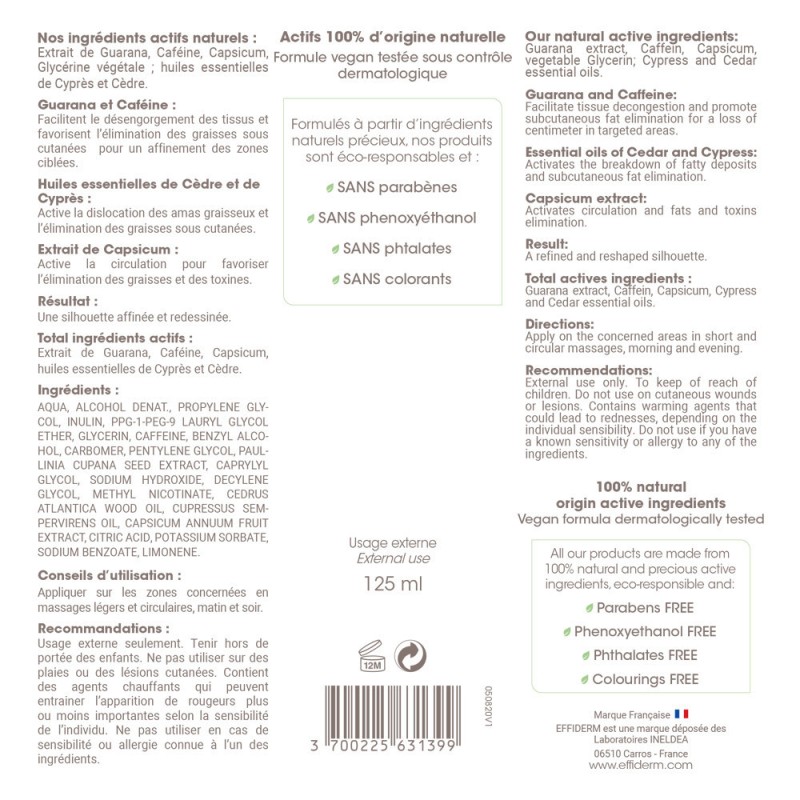 FAT-BURNING SLIMMING GEL FAT-BURNING SLIMMING GEL