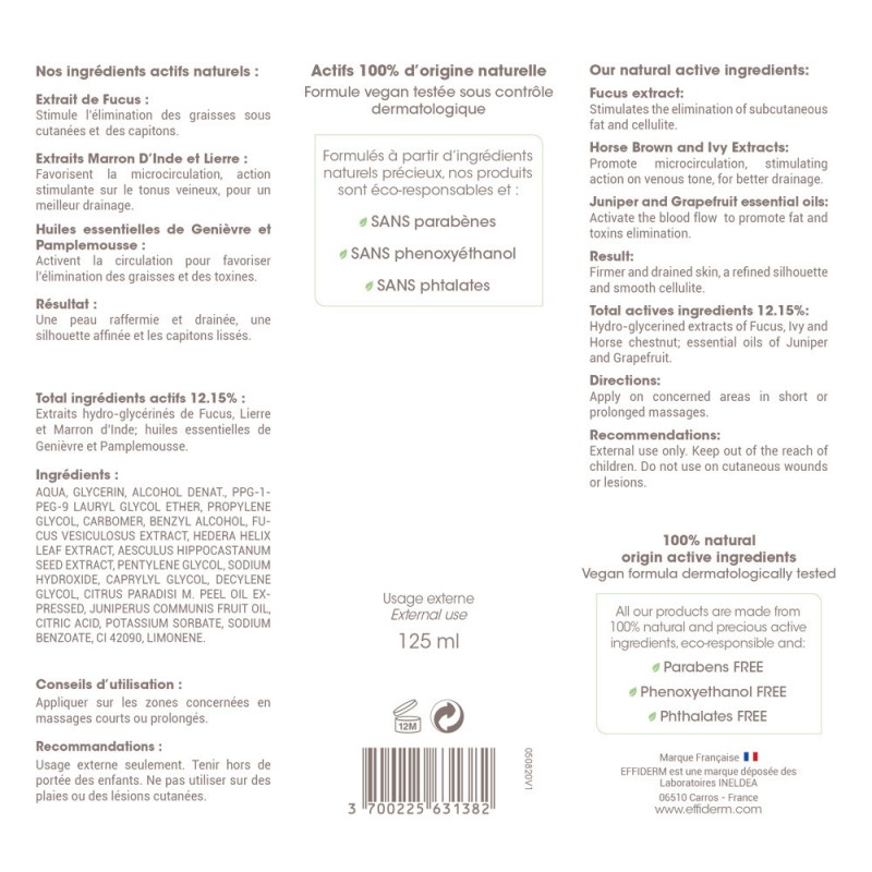 Anti-cellulite slimming gel Anti-cellulite slimming gel